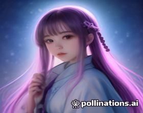 白丝萝莉魔法少女主题插画，白色丝袜与星光元素融合，宝石蓝紫渐变背景衬托清纯气质